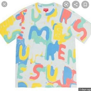 Supreme painted s/s shirt